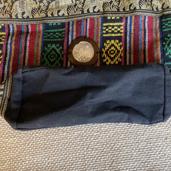 Thai Boho Shoulder Bag Hippie Purse Sling Hobo Elephant Gypsy Yoga Travel Bag - Picture 6 of 10